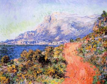 尅勞德 莫奈 The Red Road near Menton